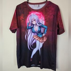 Moka Akashiya from ROSARIO + VAMPIRE Double-sided Small T-Shirt